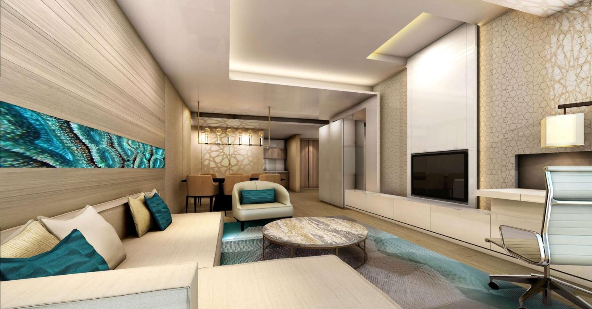 Hilton Bahrain Manama Exterior foto A typical room at the hotel